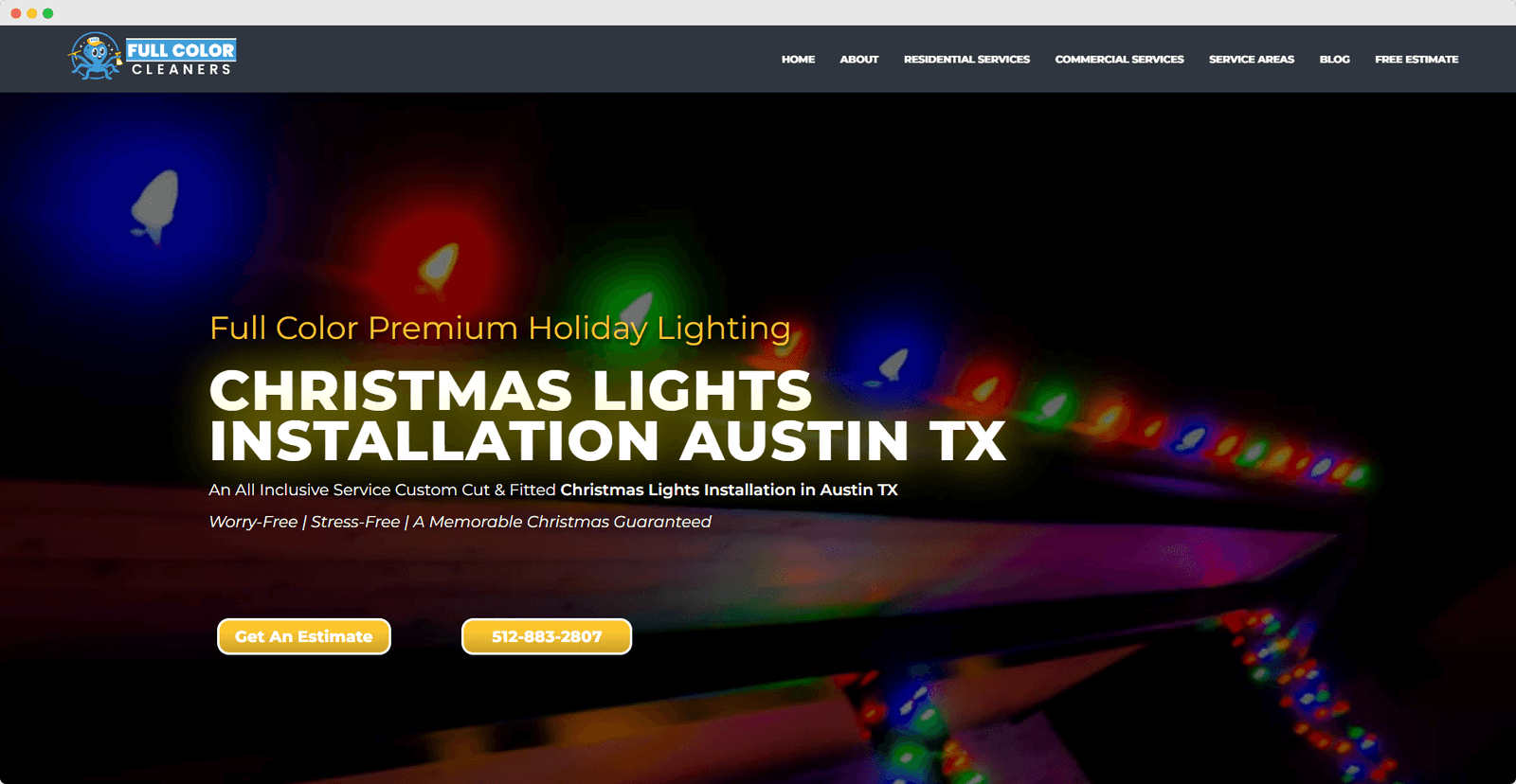 Christmas Lights Installation in Austin, TX