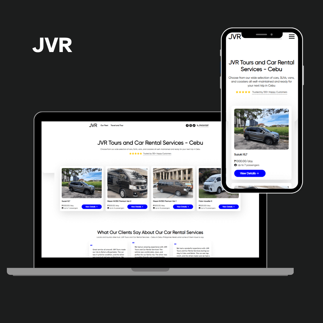 JVR Tours and Car Rental Services - Cebu